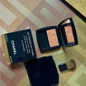 CHANEL Les Tissages Blush Duo Tweed Effect - Warm Peach